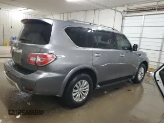 2018 Nissan Armada SL z VIN JN8AY2ND3JX002682, wystawiony jako Copart lot #49782005 z przebiegiem 93 655 mil mil oraz Szkoda całkowita • Salvage title. Historia ofert i sprzedaży dostępna na DreamBid. Obrazek 3.