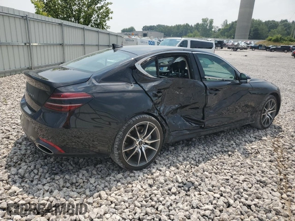 2025 Genesis G70 2.5T with VIN KMTG34SC3SU150511, listed as a Copart auction lot 64469965 with 15,861 mi miles and Clean title. Bid and sale history available at DreamBid. Image 3.