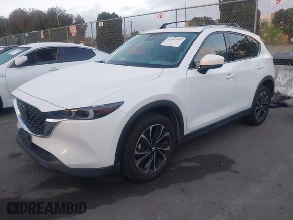 2022 Mazda CX-5 S Premium Plus with VIN JM3KFBEM6N0615083, listed as a IAAI auction lot 41907406 with 49,617 mi miles and . Bid and sale history available at carsss.com. Image 20.