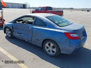 2007 Honda Civic Cpe LX with VIN 2HGFG12697H531542, listed as a IAAI auction lot 41768710 with 155,220 mi miles. Bid and sale history available at carsss.com. Image 3.