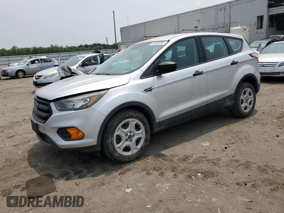 2018 Ford Escape S with VIN 1FMCU0F75JUA72226, listed as a Copart auction lot 59788795 with 87,031 mi miles and Clean title. Bid and sale history available at DreamBid. Image 1.