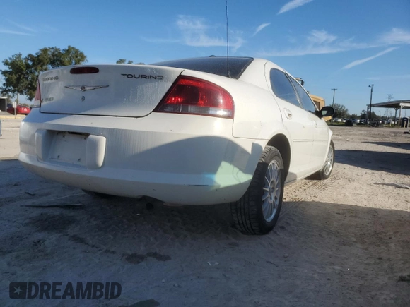 2005 Chrysler Sebring Touring with VIN 1C3EL56R05N637579, listed as a Copart auction lot 43818505 with Not provided miles and Non repairable. Bid and sale history available at DreamBid. Image 3.