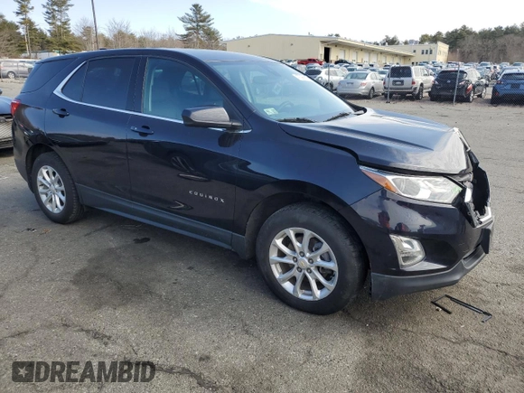2020 Chevrolet Equinox LT with VIN 2GNAXUEV0L6133629, listed as a Copart auction lot 47398825 with 110,338 mi miles and Salvage Title. Bid and sale history available at DreamBid. Image 4.