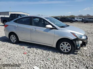 2013 Hyundai Accent GLS with VIN KMHCT4AE0DU560651, listed as a Copart auction lot 50085225 with 73,771 mi miles and Salvage Title. Bid and sale history available at carsss.com. Image 4.