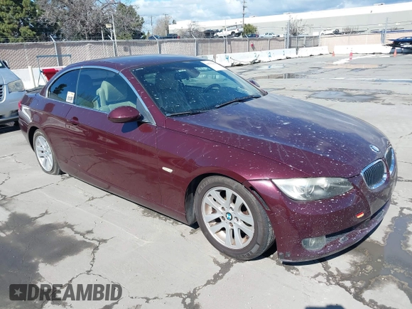 2008 BMW 3 Series 328i with VIN WBAWR33548P152596, listed as a IAAI auction lot 41752110 with 216,772 mi miles and . Bid and sale history available at carsss.com. Image 1.