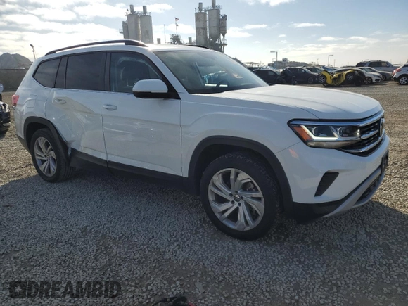 2022 Volkswagen Atlas SE with VIN 1V2JR2CA6NC558188, listed as a Copart auction lot 44167285 with 29,581 mi miles and Salvage title. Bid and sale history available at DreamBid. Image 4.