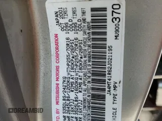 2002 Mitsubishi Montero z VIN JA4MT41R62J021195, wystawiony jako Copart lot #47021115 z przebiegiem 196 795 mil mil oraz Szkoda całkowita • Salvage title. Historia ofert i sprzedaży dostępna na DreamBid. Obrazek 13.