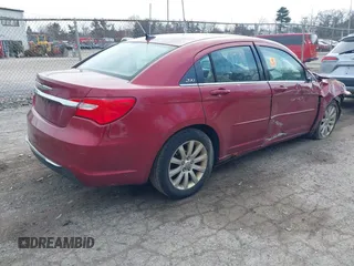 2012 Chrysler 200 Touring with VIN 1C3CCBBB6CN203453, listed as a IAAI auction lot 41708919 with 199,204 mi miles. Bid and sale history available at carsss.com. Image 4.