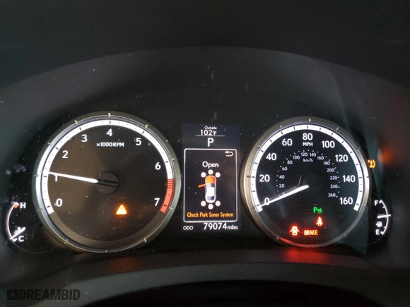 2015 Lexus RC 350 with VIN JTHHE5BC6F5004928, listed as a Copart auction lot 69535594 with 79,074 mi miles and Salvage Title. Bid and sale history available at carsss.com. Image 9.
