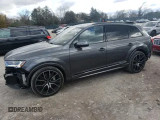 2022 Audi Q7 Prestige with VIN WA1VXBF74ND003740, listed as a Copart auction lot 80952584 with 34,904 mi miles and Salvage title. Bid and sale history available at DreamBid. Image 1.