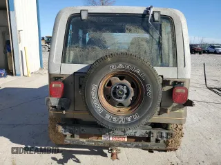1991 Jeep Wrangler with VIN 2J4FY49S5MJ112683, listed as a Copart auction lot 47187635 with 230,342 mi miles and Clean title. Bid and sale history available at DreamBid. Image 6.