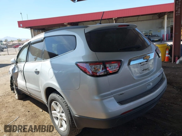 2013 Chevrolet Traverse LT with VIN 1GNKVGKD7DJ198330, listed as a IAAI auction lot 41669654 with 185,602 mi miles and . Bid and sale history available at DreamBid. Image 3.
