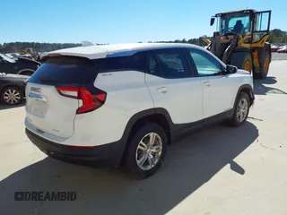 2023 GMC Terrain SLE with VIN 3GKALTEG3PL210144, listed as a IAAI auction lot 40461807 with 1 mi miles. Bid and sale history available at carsss.com. Image 4.