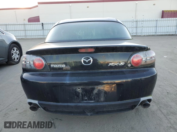2004 Mazda RX-8 with VIN JM1FE173840127019, listed as a Copart auction lot 88172815 with 151,934 mi miles and Salvage Title. Bid and sale history available at carsss.com. Image 6.