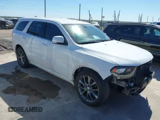2017 Dodge Durango GT with VIN 1C4RDHDG6HC697606, listed as a IAAI auction lot 41841663 with 155,671 mi miles and . Bid and sale history available at carsss.com. Image 1.