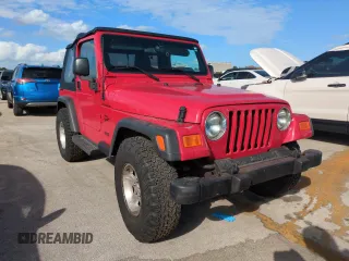 2006 Jeep Wrangler Sport with VIN 1J4FA49S06P718273, listed as a Copart auction lot 74676564 with 0 mi miles and Salvage Title. Bid and sale history available at carsss.com. Image 4.