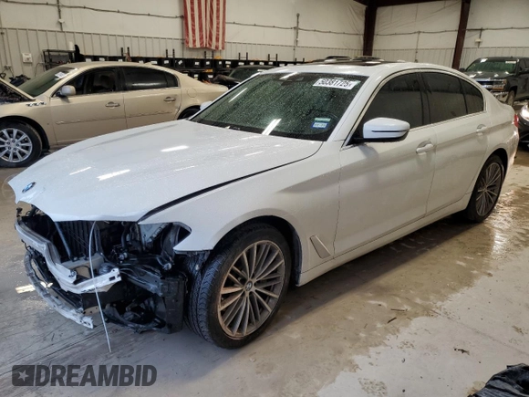 2019 BMW 5 Series 530i with VIN WBAJA5C54KWW19462, listed as a Copart auction lot 50381725 with 119,509 mi miles and Salvage Title. Bid and sale history available at DreamBid. Image 1.