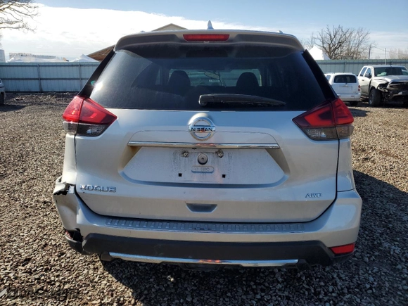 2017 Nissan Rogue S with VIN 5N1AT2MM4HC745957, listed as a Copart auction lot 51261915 with 154,810 mi miles and Salvage Title. Bid and sale history available at carsss.com. Image 6.