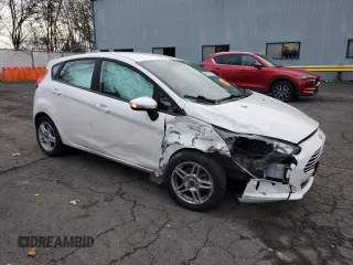 2017 Ford Fiesta SE with VIN 3FADP4EJ9HM168577, listed as a Copart auction lot 83922034 with 92,640 mi miles and Salvage Title. Bid and sale history available at carsss.com. Image 4.