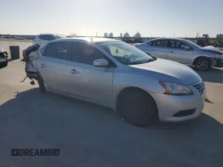 2015 Nissan Sentra SV with VIN 3N1AB7AP3FL694961, listed as a Copart auction lot 52306255 with 87,866 mi miles and Salvage Title. Bid and sale history available at carsss.com. Image 4.