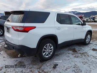 2020 Chevrolet Traverse LS with VIN 1GNEVFKW9LJ302128, listed as a IAAI auction lot 41033122 with 44,539 mi miles. Bid and sale history available at carsss.com. Image 4.
