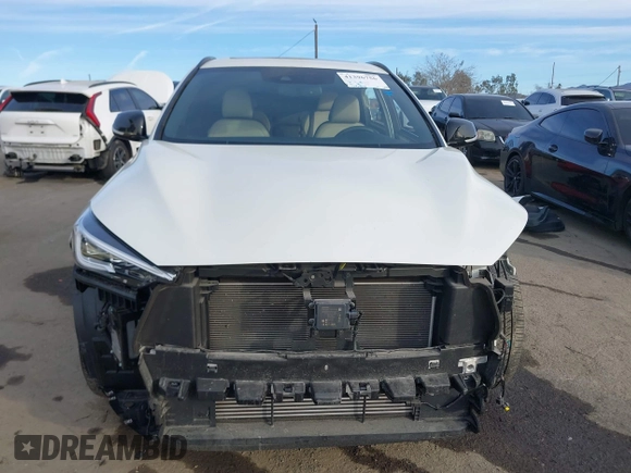 2022 Infiniti QX55 Essential with VIN 3PCAJ5K33NF106702, listed as a IAAI auction lot 41396756 with 20,580 mi miles and . Bid and sale history available at DreamBid. Image 13.