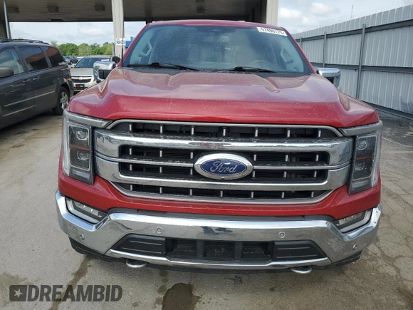 2022 Ford F-150 XL with VIN 1FTFW1E81NKE69218, listed as a Copart auction lot 57490175 with 88,487 mi miles and Salvage title. Bid and sale history available at DreamBid. Image 5.