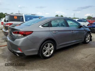 2018 Hyundai Sonata Sport with VIN 5NPE34AF1JH659488, listed as a Copart auction lot 63916064 with 28,417 mi miles and Salvage Title. Bid and sale history available at carsss.com. Image 3.