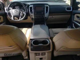 2017 Nissan Titan XD SL with VIN 1N6BA1F44HN510174, listed as a Copart auction lot 63245694 with 121,868 mi miles and Salvage Title. Bid and sale history available at carsss.com. Image 8.