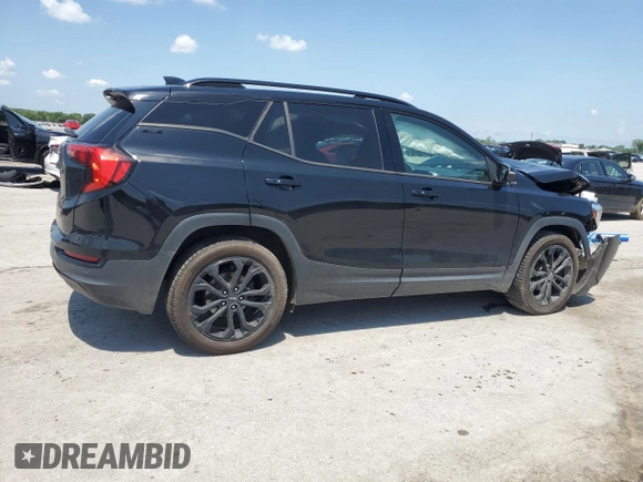2020 GMC Terrain SLE with VIN 3GKALMEV9LL296364, listed as a Copart auction lot 61935365 with 146,551 mi miles and Salvage title. Bid and sale history available at DreamBid. Image 3.
