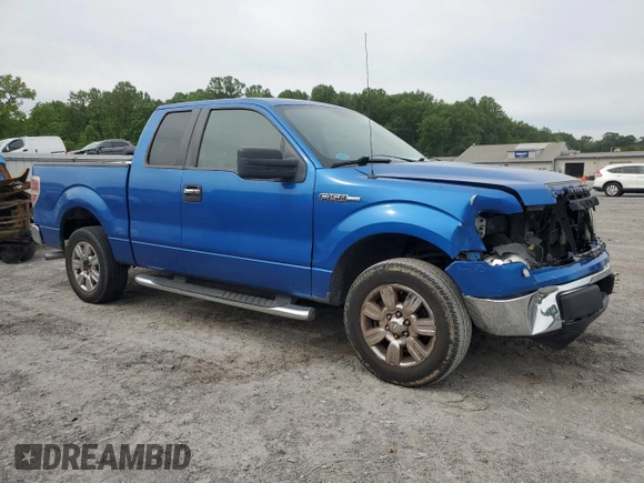 2009 Ford F-150 STX with VIN 1FTRX128X9FB21799, listed as a Copart auction lot 58263855 with 214,192 mi miles and Salvage title. Bid and sale history available at DreamBid. Image 4.