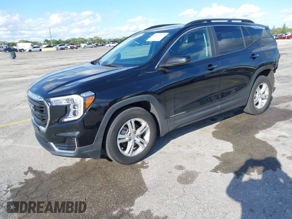 2022 GMC Terrain SLE with VIN 3GKALMEV9NL123172, listed as a IAAI auction lot 41674922 with 25,671 mi miles. Bid and sale history available at carsss.com. Image 18.