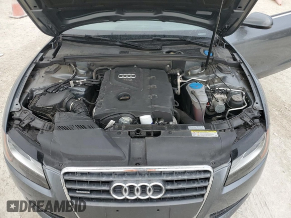 2012 Audi A5 Premium Plus with VIN WAULFAFH8CN000802, listed as a Copart auction lot 45727785 with Not provided miles and Salvage title. Bid and sale history available at DreamBid. Image 11.