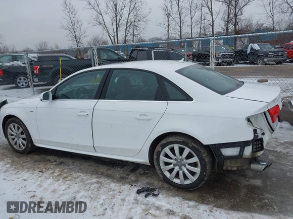 2015 Audi A4 Premium with VIN WAUBFAFL6FN014508, listed as a IAAI auction lot 41547104 with 137,491 mi miles. Bid and sale history available at carsss.com. Image 15.