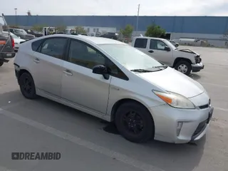 2012 Toyota Prius One with VIN JTDKN3DU4C5507872, listed as a IAAI auction lot 41739495 with 193,561 mi miles. Bid and sale history available at carsss.com. Image 1.