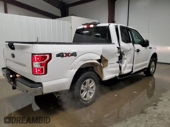2020 Ford F-150 XL with VIN 1FTEX1EB1LKE41338, listed as a Copart auction lot 46285375 with 112,308 mi miles and Clean title. Bid and sale history available at DreamBid. Image 3.