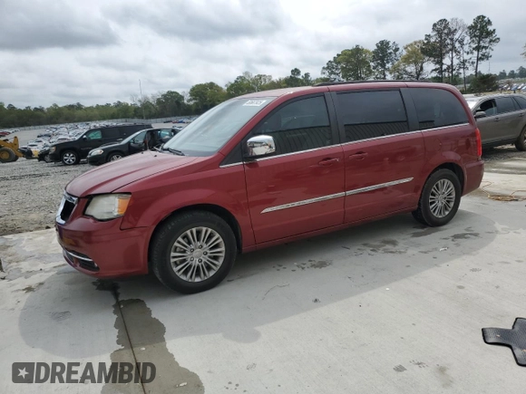 2013 Chrysler Town & Country Touring L with VIN 2C4RC1CG0DR537900, listed as a Copart auction lot 50687925 with 101,866 mi miles and Salvage Title. Bid and sale history available at DreamBid. Image 1.