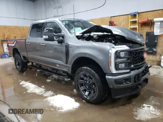 2024 Ford F-350 XL with VIN 1FT8W3BM1REF51296, listed as a Copart auction lot 89250765 with 7,140 mi miles and Salvage Title. Bid and sale history available at DreamBid. Image 4.