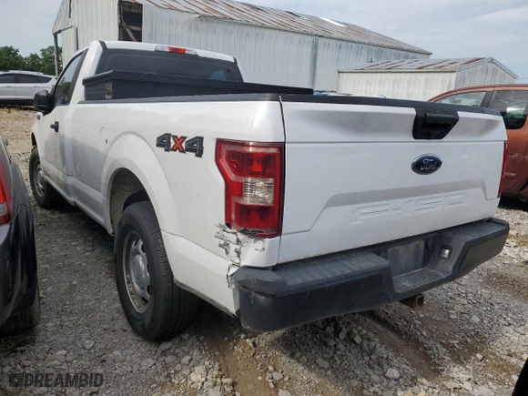 2018 Ford F-150 XL with VIN 1FTMF1EB2JKC12730, listed as a Copart auction lot 62607054 with 151,515 mi miles and Salvage Title. Bid and sale history available at carsss.com. Image 2.