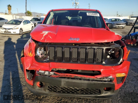 2021 Jeep Renegade Jeepster with VIN ZACNJCAB0MPM48918, listed as a Copart auction lot 42446405 with 53,186 mi miles and Salvage title. Bid and sale history available at DreamBid. Image 5.