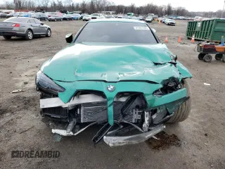 2024 BMW M4 Competition with VIN WBS33AZ08RCR36014, listed as a Copart auction lot 47201595 with Not Provided miles and Salvage Title. Bid and sale history available at carsss.com. Image 5.