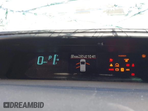 2014 Toyota Prius One with VIN JTDKDTB32E1069313, listed as a IAAI auction lot 41848910 with 287,698 mi miles and . Bid and sale history available at DreamBid. Image 7.