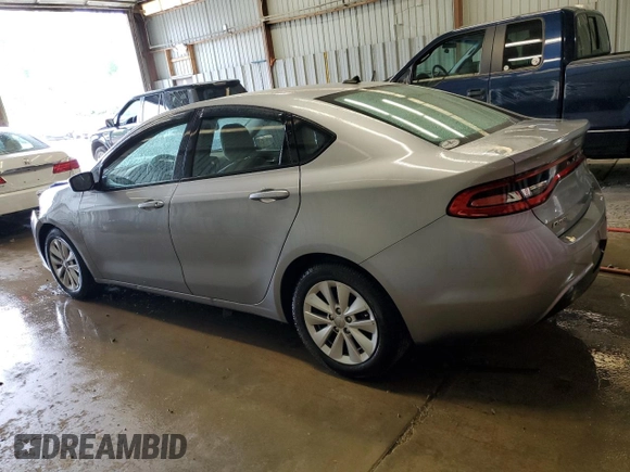 2014 Dodge Dart SXT with VIN 1C3CDFBB0ED909962, listed as a Copart auction lot 59952495 with 88,915 mi miles and Salvage title. Bid and sale history available at DreamBid. Image 2.