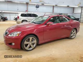 2011 Lexus IS 350 C z VIN JTHFE2C23B2505881, wystawiony jako Copart lot #89322025 z przebiegiem 147 522 mil mil oraz Szkoda całkowita • Salvage title. Historia ofert i sprzedaży dostępna na DreamBid. Obrazek 1.