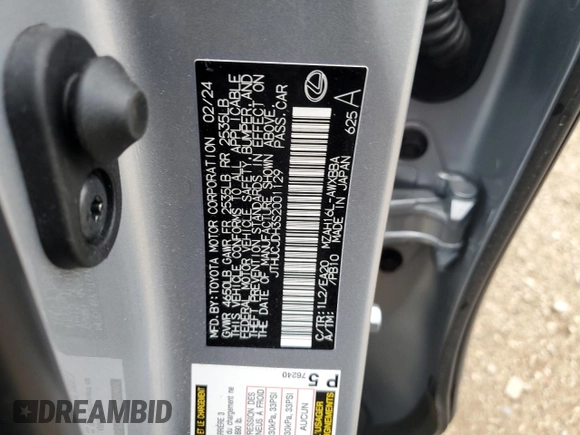 2025 Lexus UX with VIN JTHUCJDH3S2001129, listed as a Copart auction lot 65140554 with 875 mi miles and Salvage Title. Bid and sale history available at carsss.com. Image 13.