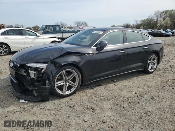 2021 Audi A5 Sportback Premium Plus z VIN WAUCBCF57MA055196, wystawiony jako Copart lot #51226945 z przebiegiem 78 680 mil mil oraz Szkoda całkowita • Salvage title. Historia ofert i sprzedaży dostępna na DreamBid. Obrazek 1.