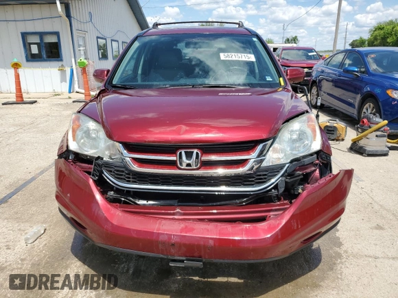 2010 Honda CR-V EX-L с VIN 5J6RE4H75AL046032, выставлен на аукционе Copart как лот 58215715 с пробегом 123 230 миль миль и Списание • Salvage title. История ставок и продаж доступна на DreamBid. Изображение 5.