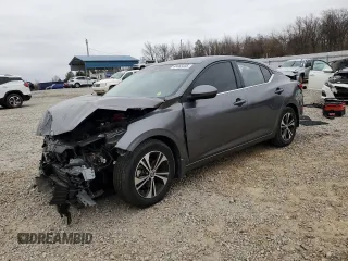2023 Nissan Sentra SV with VIN 3N1AB8CV6PY291966, listed as a Copart auction lot 48383335 with 16,705 mi miles and Salvage Title. Bid and sale history available at carsss.com. Image 1.