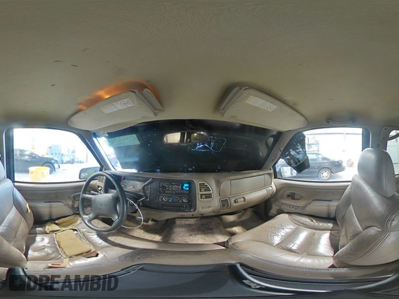 1997 GMC Yukon with VIN 1GKEC13R2VJ734299, listed as a Copart auction lot 74988224 with 225,335 mi miles and Salvage Title. Bid and sale history available at carsss.com. Image 12.