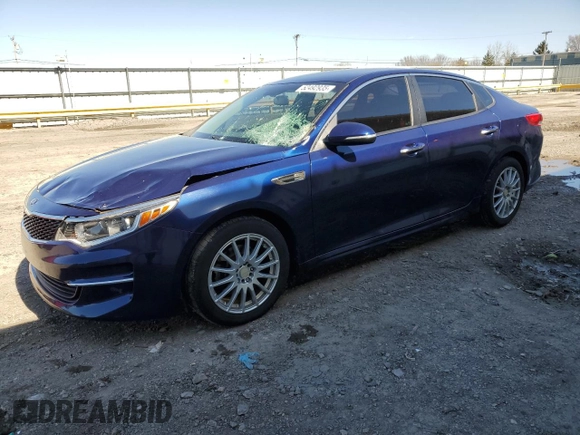 2017 Kia Optima LX with VIN 5XXGT4L33HG163075, listed as a Copart auction lot 52492935 with 135,309 mi miles and Salvage Title. Bid and sale history available at carsss.com. Image 1.